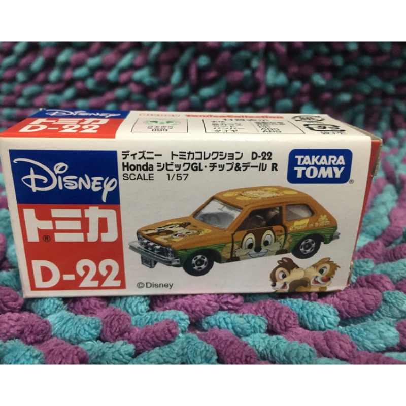 Tomica tomy 多美迪士尼小汽車 奇奇蒂蒂