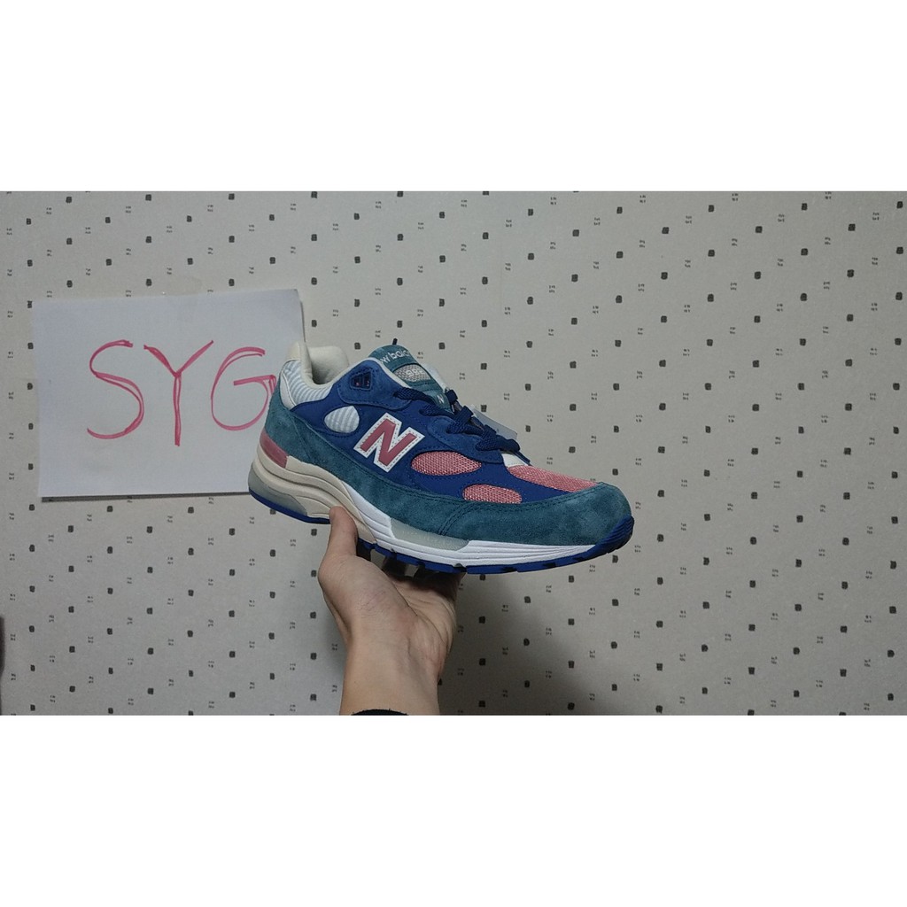 [SYG] New Balance 992 us9.5D 天藍粉撞色 美製 M992NT 993 990 991 現貨!