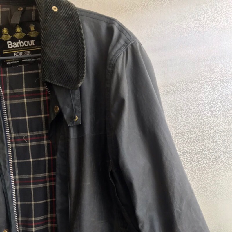 ［古著Vintage］英國皇室Barbour BORDER油布蠟布外套