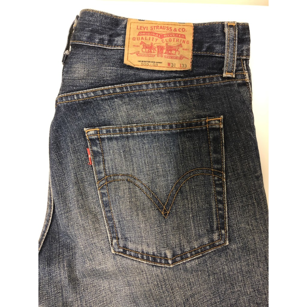 【二手古著】LEVI'S LEVI STRAUSS&amp;Co. 505-03 Vintage 牛仔褲 (W31)