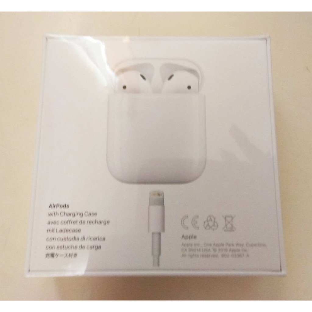 Apple Air Pods 蘋果第二代藍牙耳機 A2031 A2032 原廠公司貨(抽獎贈品)