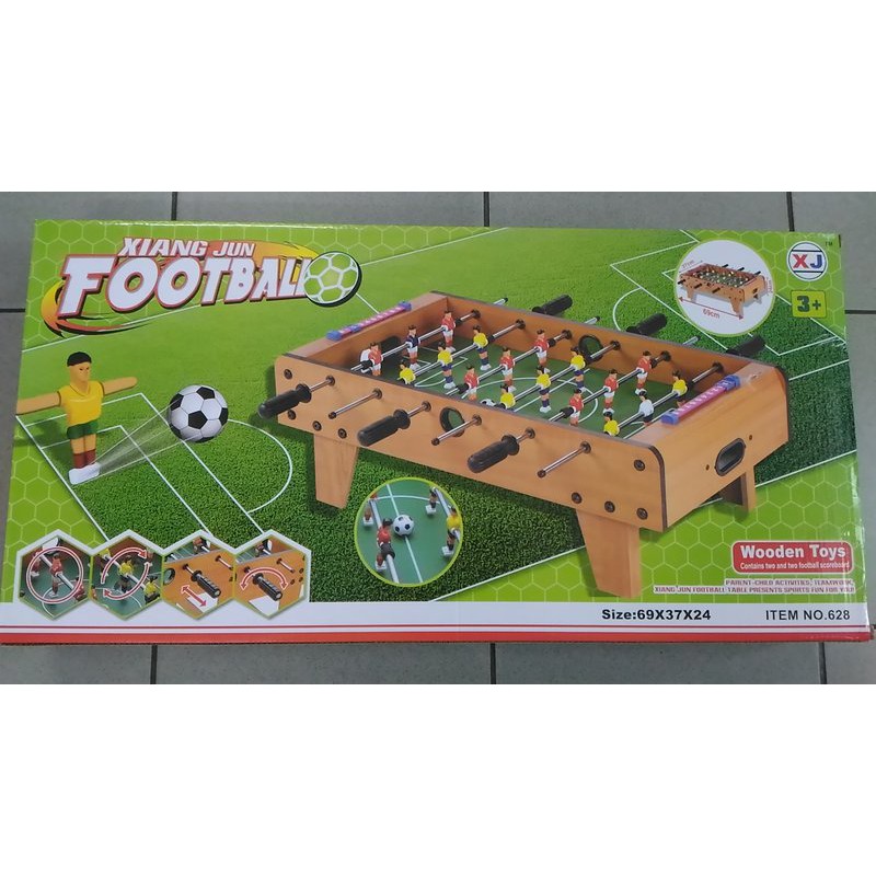 小羅玩具批發-益智遊戲 桌遊玩具 超大組桌上型木制足球台 手足球台 足球檯(628)通過BSMI認證:M35222