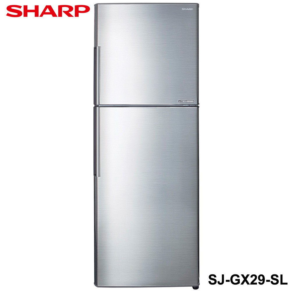 SHARP 夏普 SJ-GX29-SL 冰箱 287L 雙門 變頻 炫銀不銹鋼色