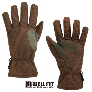 【威飛客WELL FIT】3M印花防風防水通勤手套