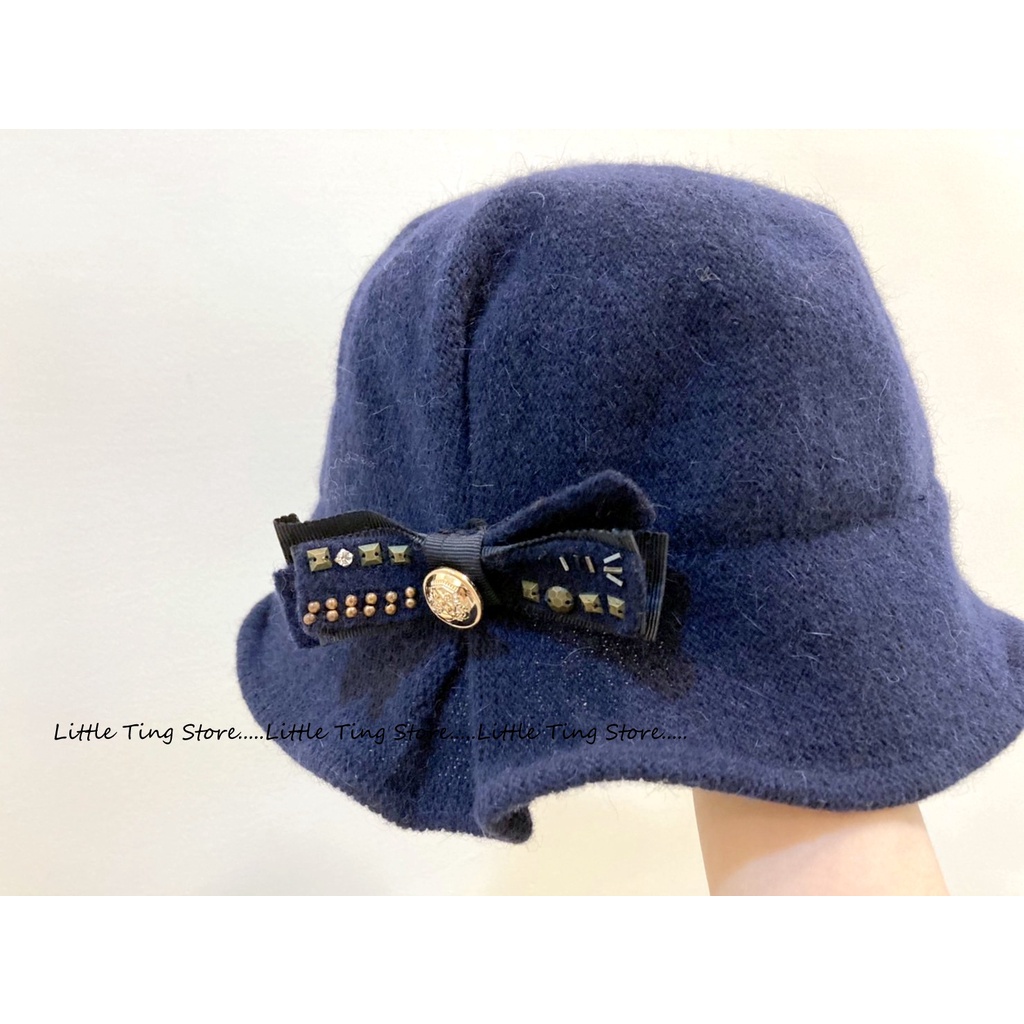 MIT台灣製造日本百貨專櫃輕量帽混紗毛線WOOL42%羊毛帽14%兔毛保暖帽護耳帽毛帽修飾變小顏漁夫帽修臉帽收納可折帽