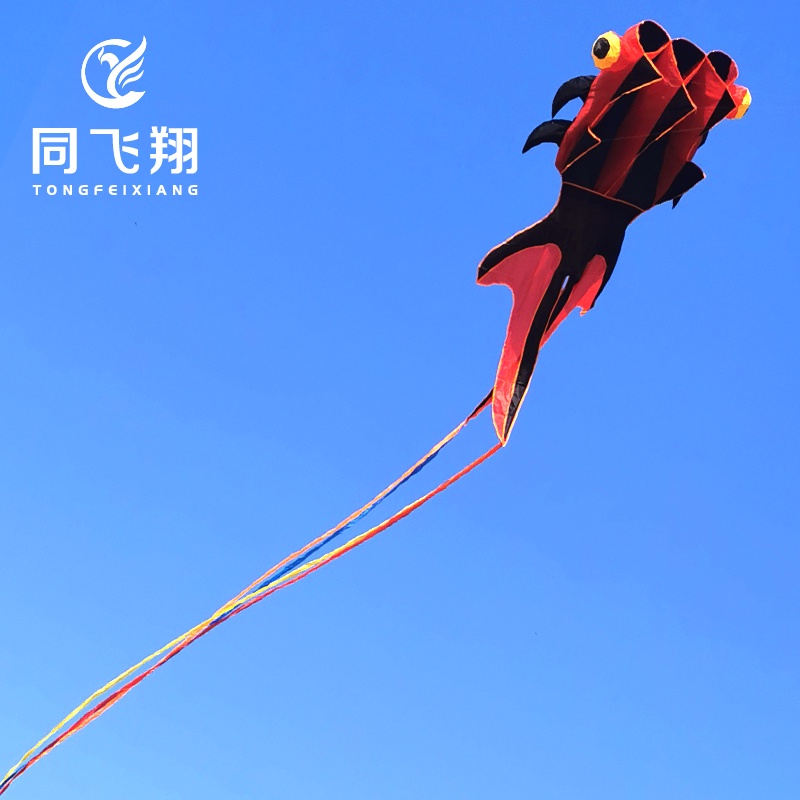 同 飛翔 風箏 大 金魚 立體 軟體 易飛 大型 特大 高檔 大人 專用 年新款 立體風箏 大型風箏
