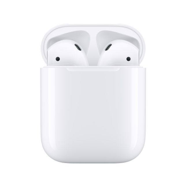 台灣公司貨] Apple AirPods 有線充電版第二代蘋果無線藍牙耳機MV7N2TA 