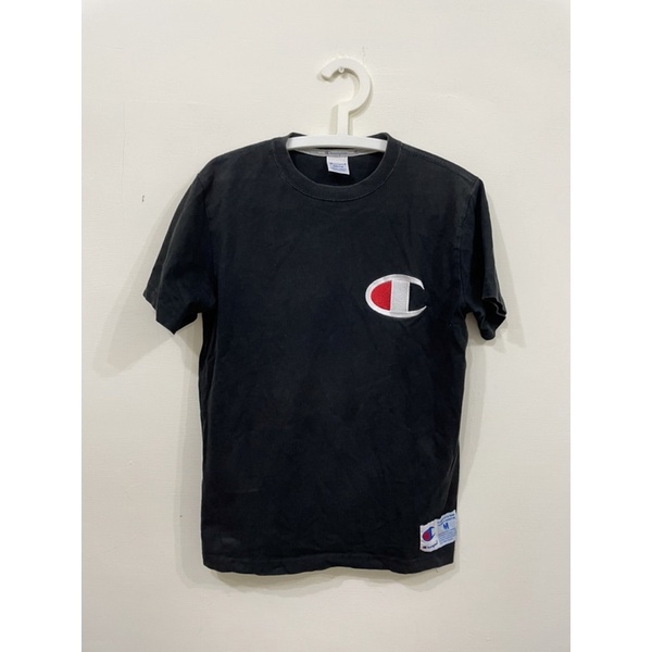 Champion logo刺繡短t 日版champion