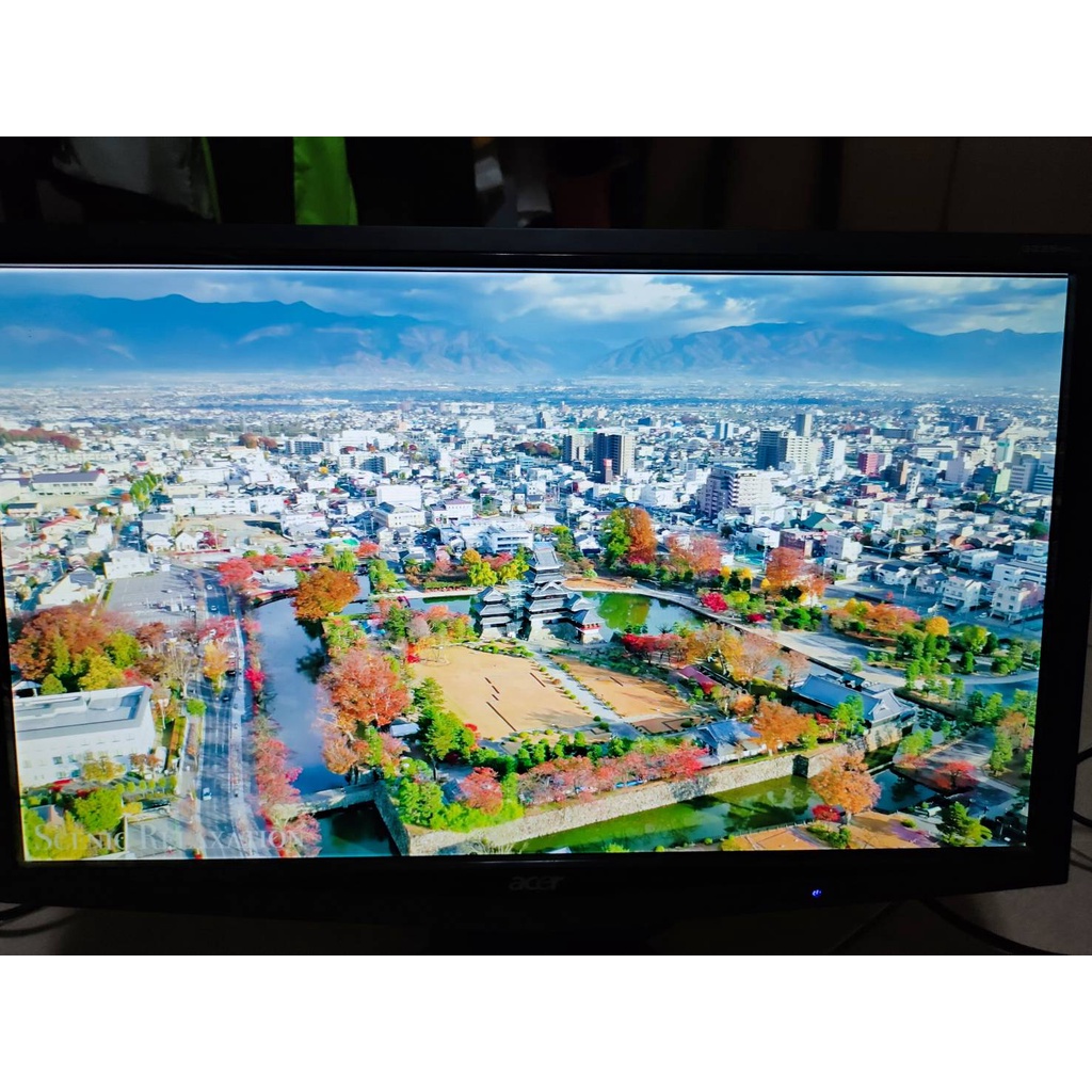 【二手瑕疵漏光】- Acer G225HQL 22吋 LED 液晶螢幕  16:9 D-SUB/DVI 台北面交