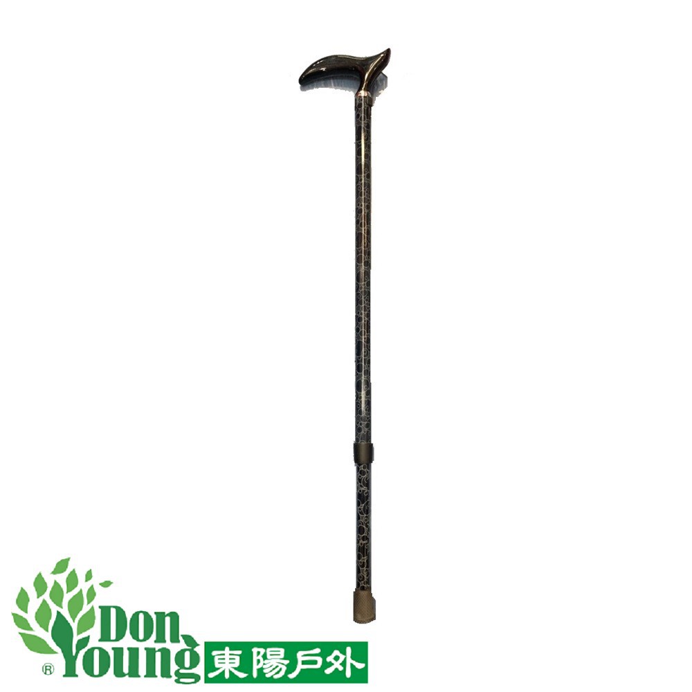 台灣品牌碳纖維T型登山杖 可調高度 (一入)RIJJ2587-00