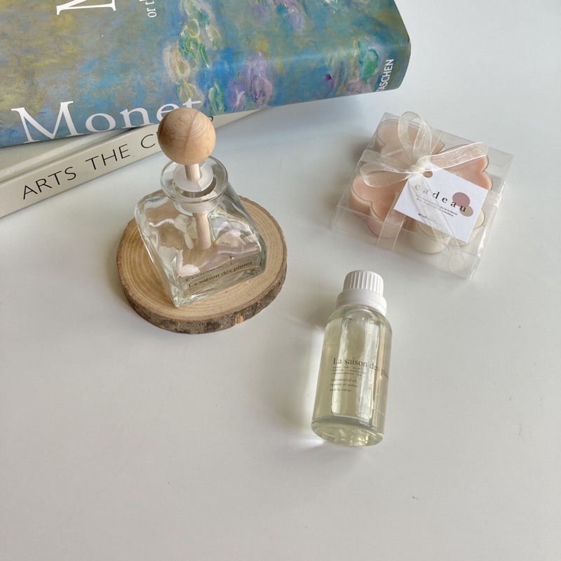 精油小木棒香氛parfumerie De Cadeau獨家調配濟州島與法國植萃30ml 蝦皮購物