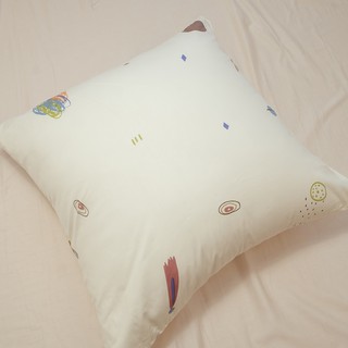 棉床本舖 童話星球 純棉方抱枕 45X45cm 臺灣製 【超取限購一件】