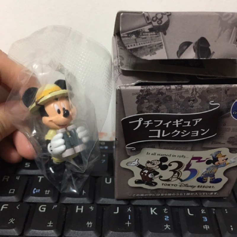 「整理出清」台灣現貨 日本迪士尼35週年 米奇杯緣子 Disney 迪士尼盒玩 造型米奇小公仔 日本限定