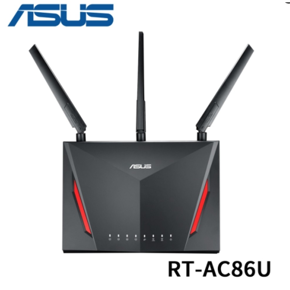 (全新可議)ASUS 華碩 RT-AC86U AC2900 雙頻 搭載 MU-MIMO 技術 Gigabit 無線路
