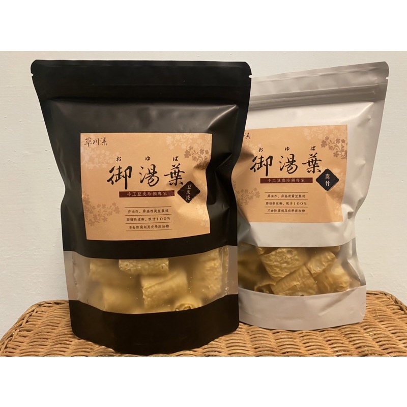 ［天澤商行］草川漾 豆皮 豆皮捲 膨發 腐竹 70g/包