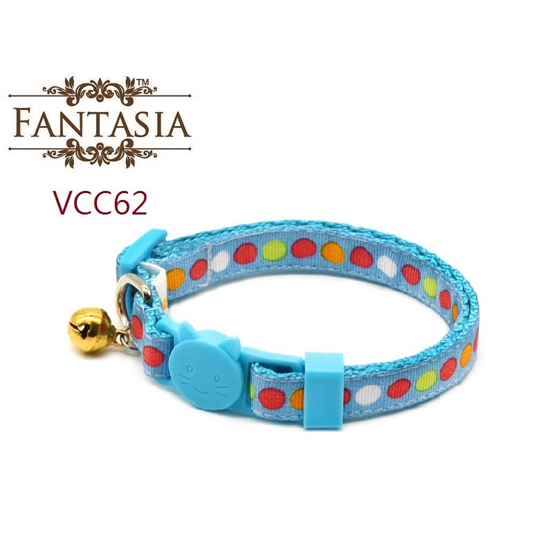 【VCC62】成貓安全項圈(S) 安全插扣 防勒 貓項圈 鈴鐺 范特西亞 Fantasia