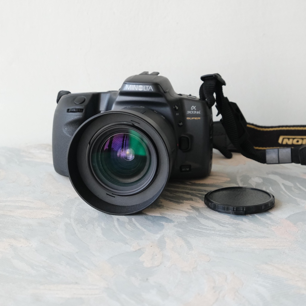 Mimolta a 303si +tamron 28-80mm 自動單眼 底片 相機