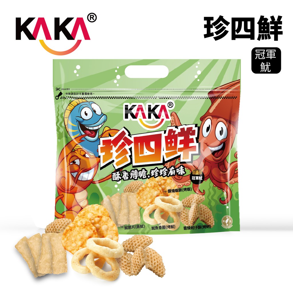 KAKA 珍四鮮 120g 冠軍魷