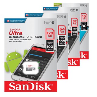 SanDisk microSD ultra 16G 32G 64G 64GB 128G 128GB SD A1 儲存裝置