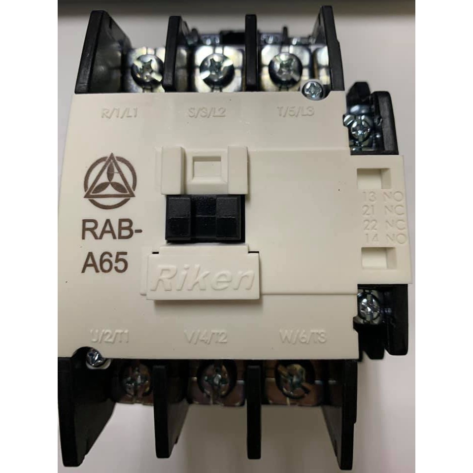 (隨貨附發票) RIKEN理研RAB-A65 C1 電磁開關/ 附保護蓋型