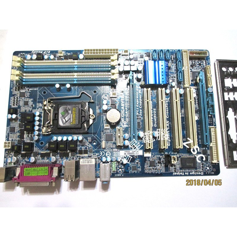智星電腦◎二手良品 INTEL 1156主機板 技嘉 GA-P55-UD3L 全固態DDR3大板 支援16G 附檔板