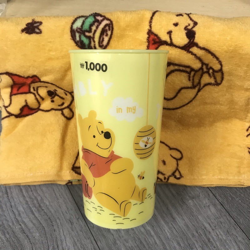 🇰🇷韓國大創 維尼 小熊圖案 冷水杯 茶杯