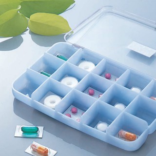日本製 inomata 15格藥盒