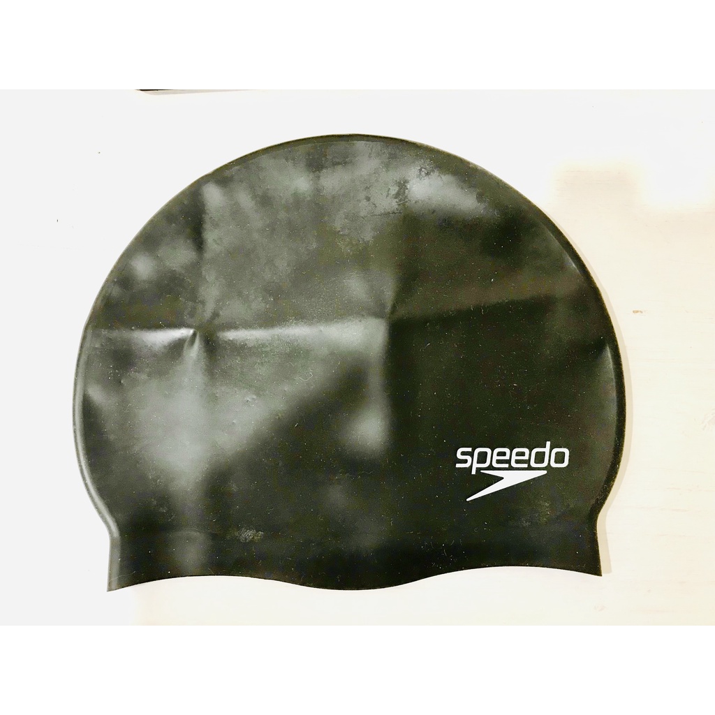 【SPEEDO】🔥二手品🔥🇺🇸 成人矽膠合成泳帽