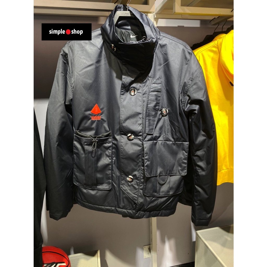 【Simple Shop】NIKE Kyrie 運動外套 籃球 鋪棉 保暖外套 工裝風 黑色 男款 DA6697-010