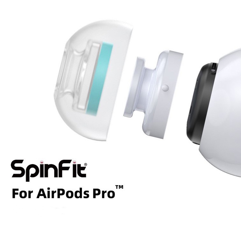 （現貨）2對 spinfit 耳塞套 CP1025 矽膠套用於Airpods pro耳機套防滑原裝蘋果3代專用SF套
