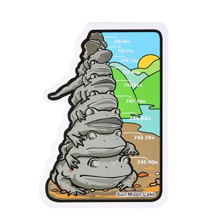 MILU 台灣異形明信片 / 日月潭 九蛙 / Taiwan Postcard 旅行明信片