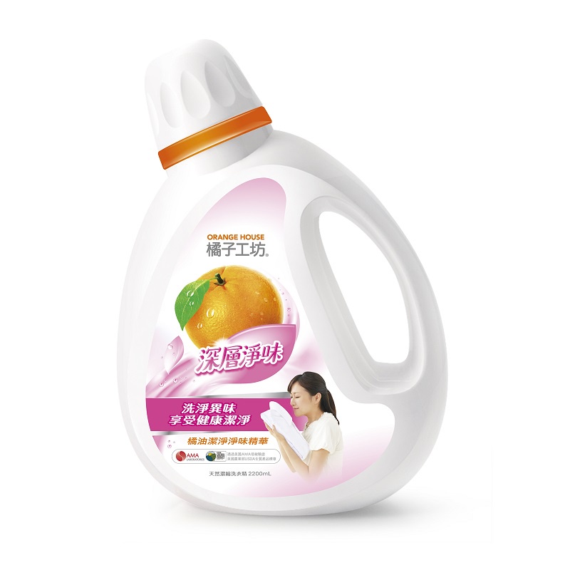 橘子工坊 深層淨味天然濃縮洗衣精 2200ml【家樂福】