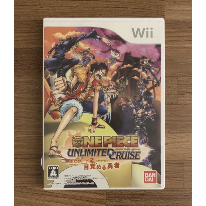 Wii 航海王 海賊王 第二章 覺醒的勇者 正版遊戲片 原版光碟 日文版 日版適用 二手片 任天堂