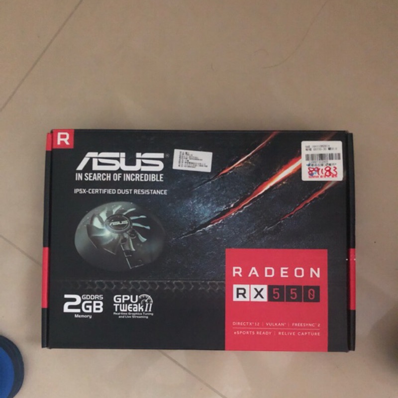 Asus rx550 2g