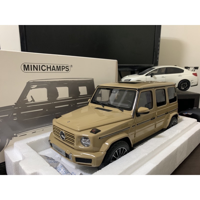 【E.M.C】1:18 1/18 Minichamps Benz G-Class G500 W463 金屬模型車 沙漠黃