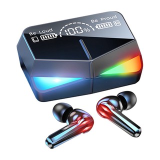 鴻嘉源 M28 電競專用藍芽耳機 5.1藍芽 降躁通話 360度立體環繞音效音樂/遊戲模式互切雙色RGB呼吸燈 廠商直送