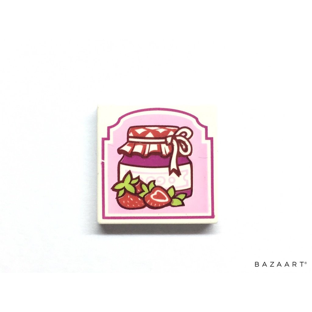 二手樂高 LEGO 印刷磚 草莓 草莓醬 草莓蜜餞 好朋友系列 有瑕疵 41108 41026 3068bpb0818
