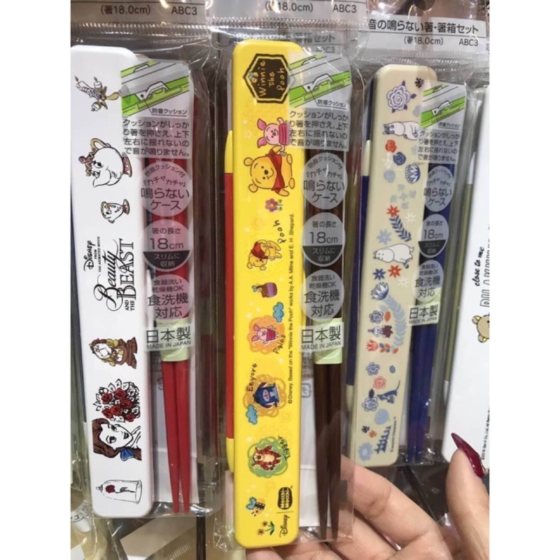 現貨❤️ 日本帶回🇯🇵 日本製 迪士尼 兒童安全餐具 環保筷組 多款～ 小熊維尼/ 嚕嚕米/ 米奇/ 玩具總動員💕