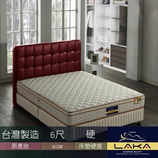【LAKA】冬夏二用3M防潑水彈簧床墊-雙人加大6尺