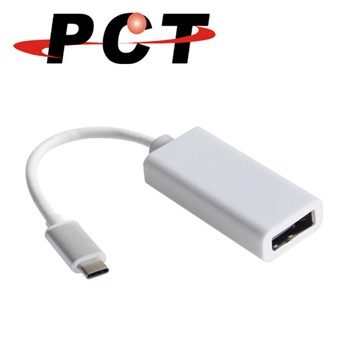 【PCT】USB 3.1 Type-C轉DisplayPort轉接器(UP311)