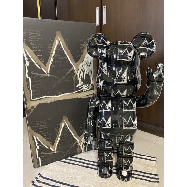 BE@RBRICK 巴斯奇亞8代 BASQUIAT 1000% 庫柏力克熊 積木熊 現貨 台北面交