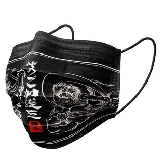 台灣製 成人口罩 獨立包裝 網紅口罩 潮牌口罩 武士面罩 日本鬼面 設計口罩 角色扮演 暗黑 萬聖節 化裝舞會