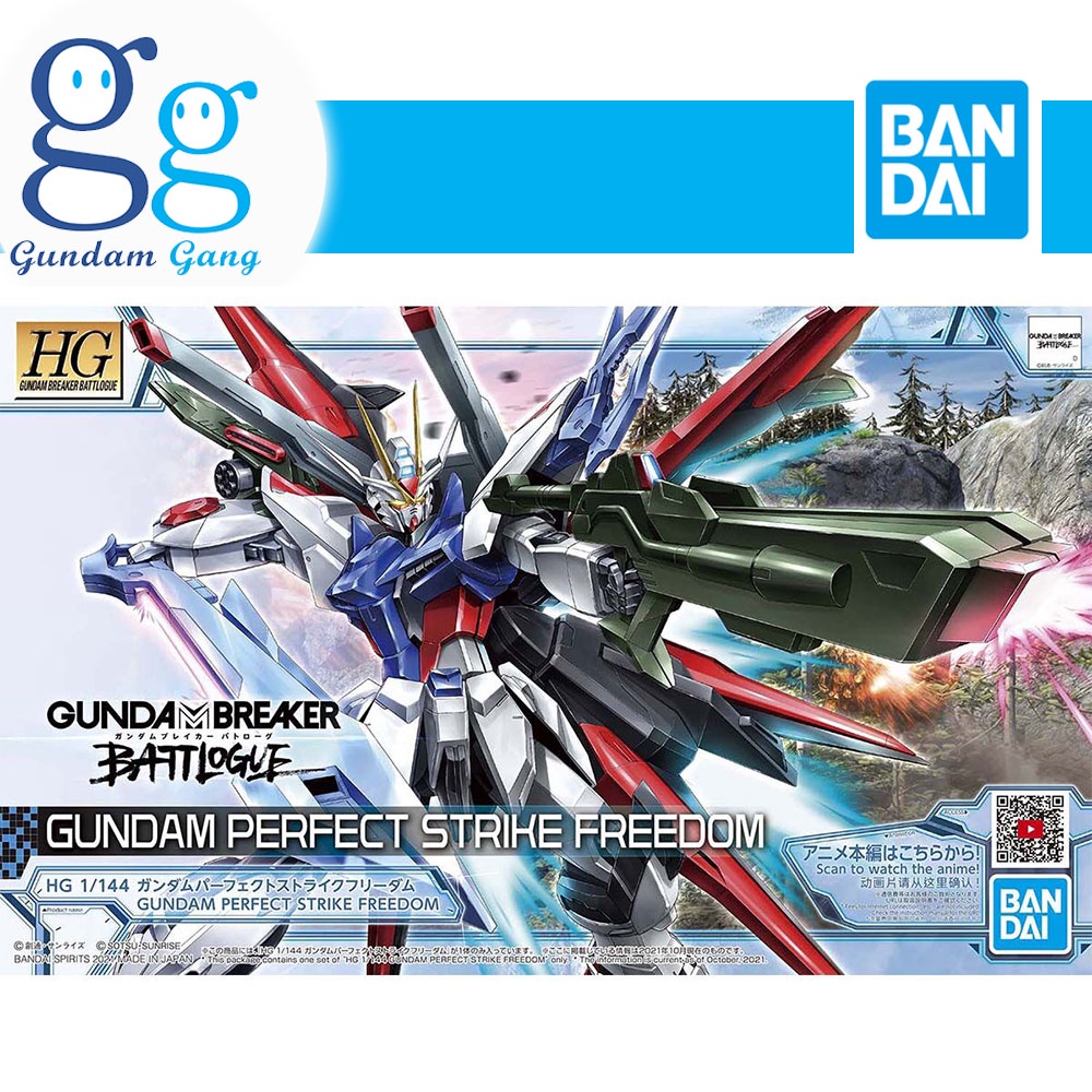 Bandai Hgbf 1/144 Wundervoll Strike Freedom Gundam Modell Set Baue Fighters Neu 
