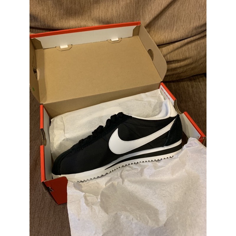 NIKE CLASSIC CORTEZ NYLON 黑白 尼龍 阿甘鞋 女 749864-011