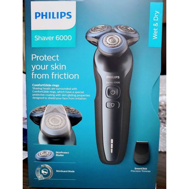 可議【Philips飛利浦】Shaver 6000乾濕兩用電鬍刀（S6820）