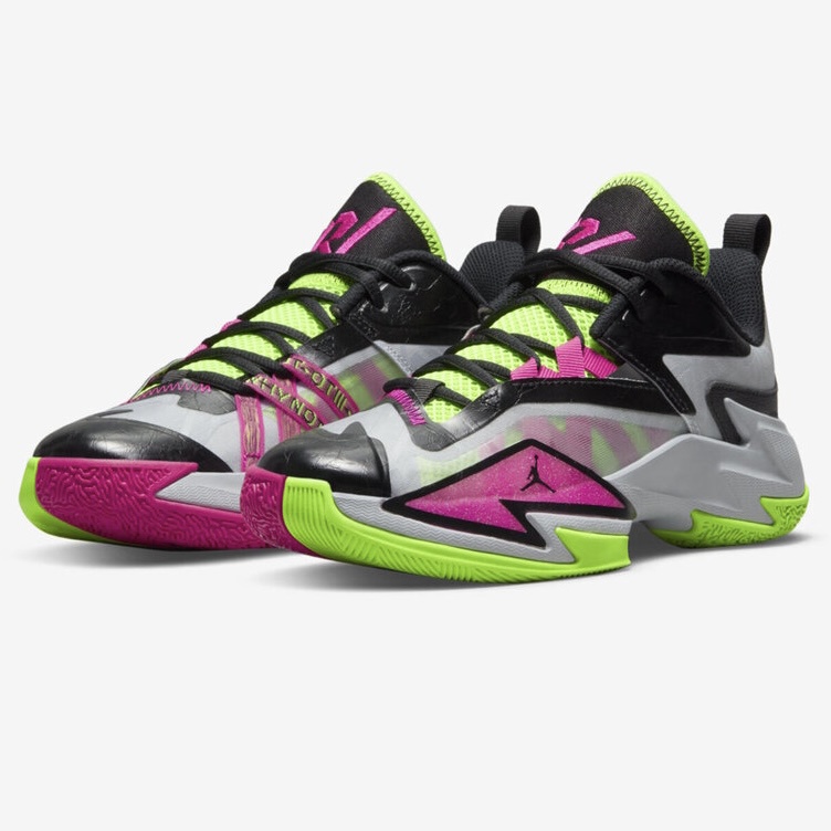 Nike Jordan One Take 3 GS 大童鞋 女籃球鞋 灰粉綠 DC7702002