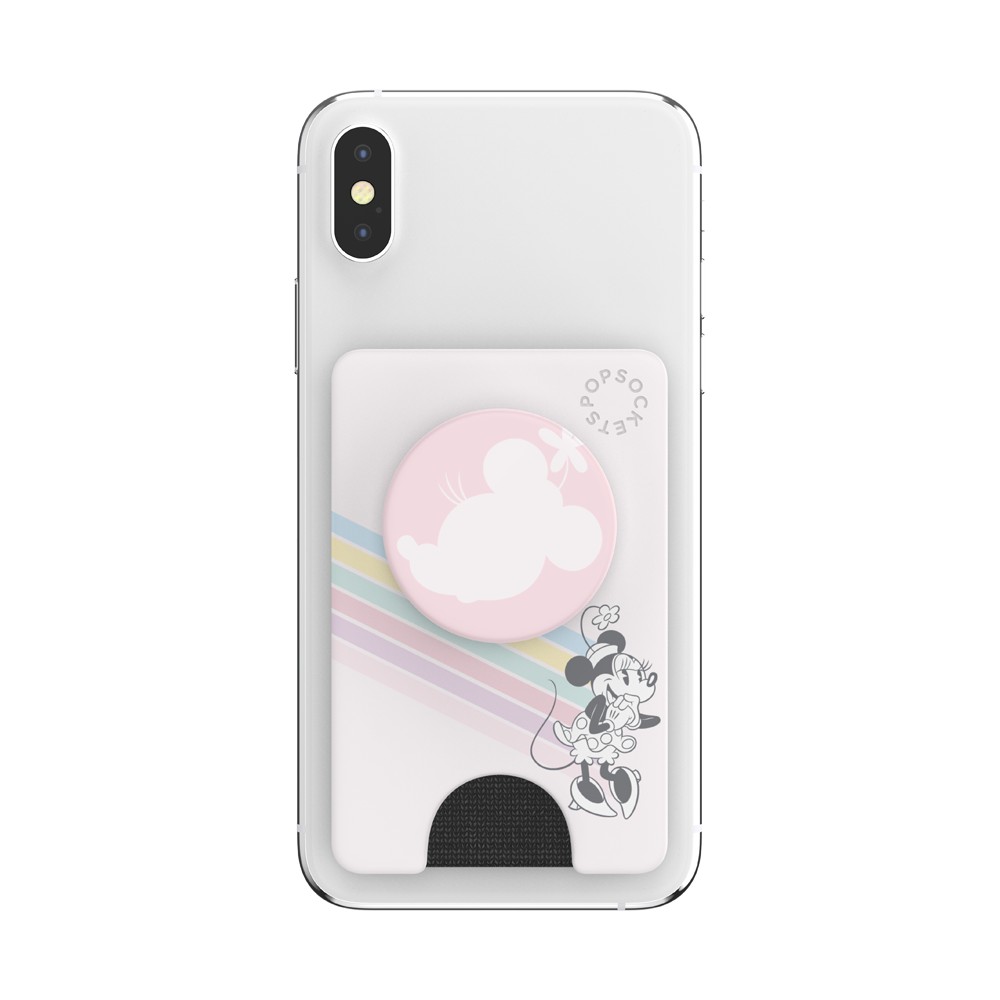 PopSockets 泡泡騷 手機支架 MINNIE RAINBOW 米妮彩虹&lt;泡泡騷卡夾 Plus&gt;