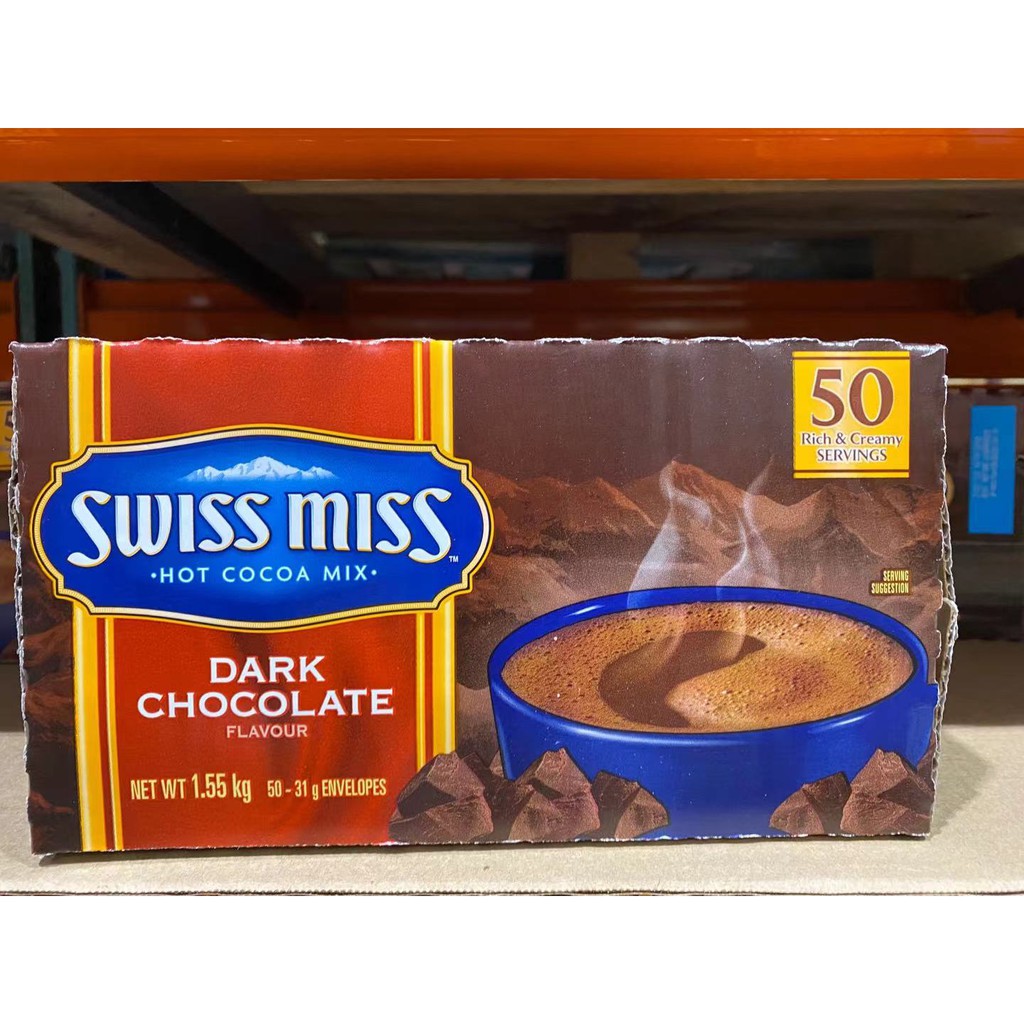 台中好市多代購 Swiss Miss 即溶可可粉 香醇巧克力 31公克 X 50入