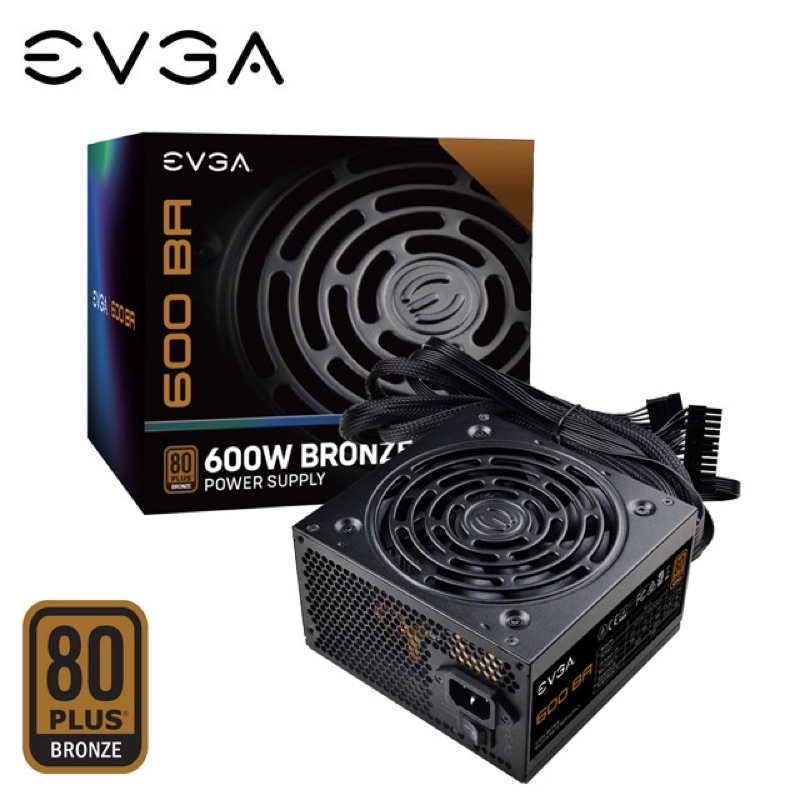 艾維克 evga 600 ba / 600w 80 plus 銅牌 電源