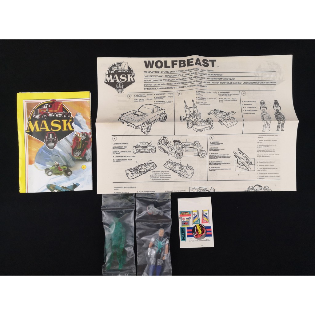 《神龍特攻隊》1985年夢幻絕版逸品（MASK）WOLFBEAST